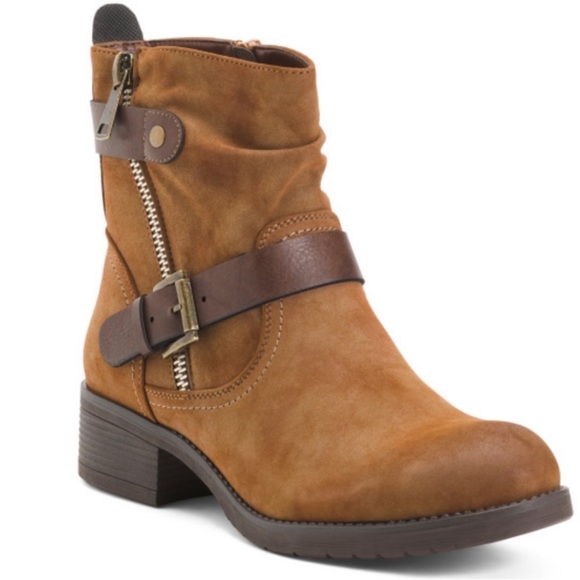 Dunes Max Motorcycle Boots Women’s Size 8.5 Tan - Picture 1 of 8